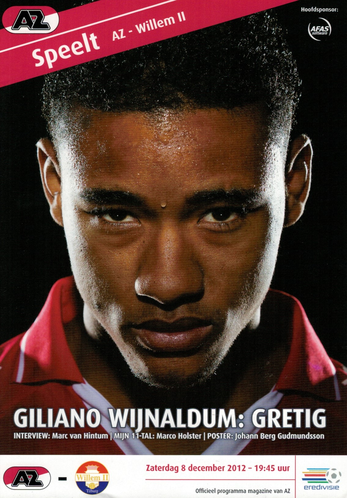 AZ Programma 8-dec-2012 Willem II thuis